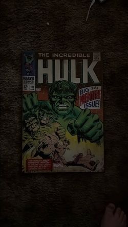 Hulk comic book poster wood