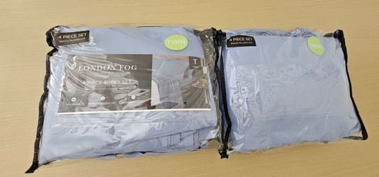 Twin Bed Sheet Set. 4-piece. Set of 2.