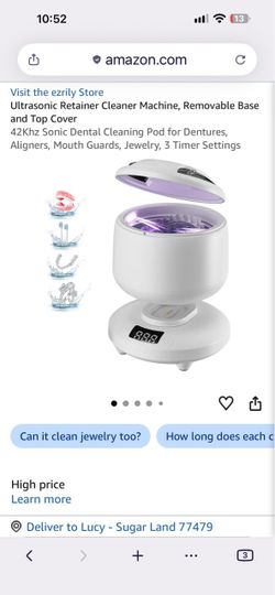 Ultrasonic Retainer Cleaner Machine