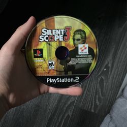 Silent Scope 3 PS2 Disc
