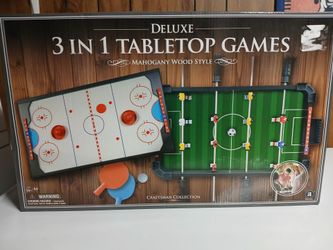 Pong table/Foosball/Table Hockey (3 in1)