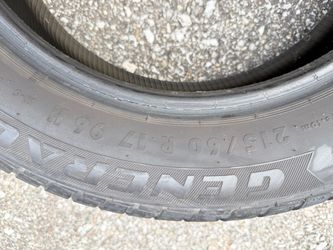 215/60/17 GENERAL TIRES