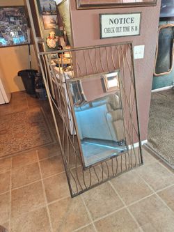 Beautiful  Wrought Iron Mirror
