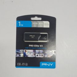 New PNY Pro Elite V3 1TB USB-A Flash Drive