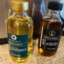Ten Acre Gifts Coffee Syrup - Peppermint & Hazelnut