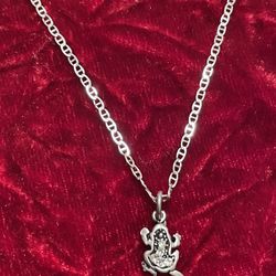 925 NEW SILVER Necklace With Beautiful Pendent 