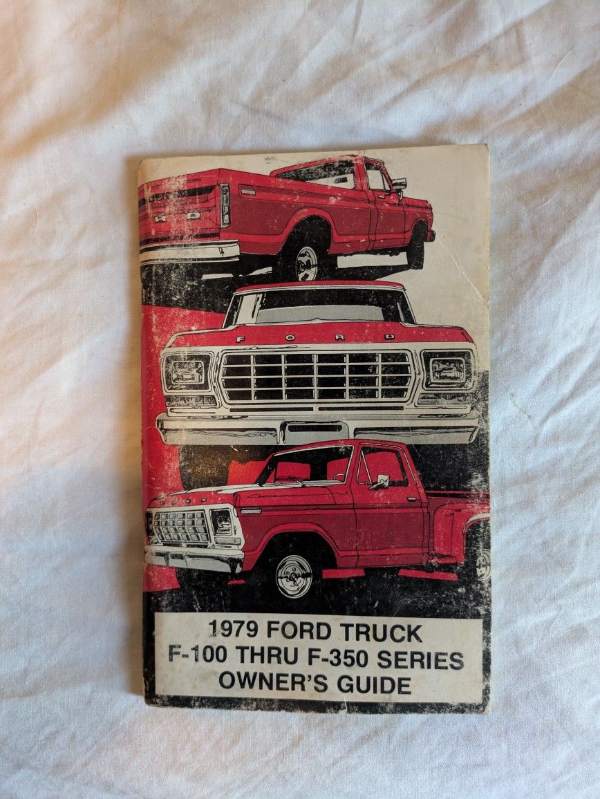 1979 Ford F-100 + Original Handbook For 79 Pickup