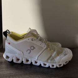 On cloud shoes