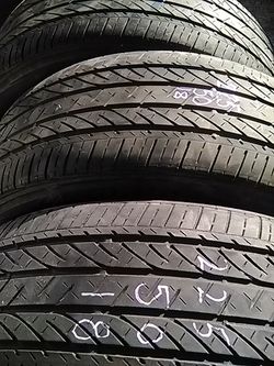 225 50 18 three very good tires $20 each