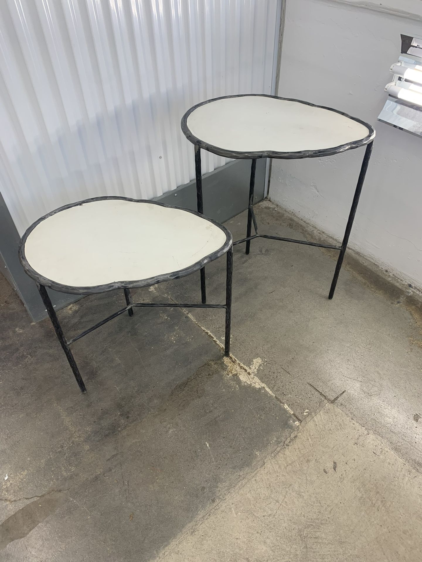 End table/iron framed table/table