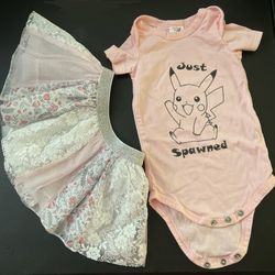 Cute Tutu & Pikachu Onsie