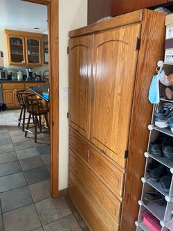 Oak Vanity