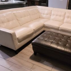 Sectional Sofa + Ottoman  