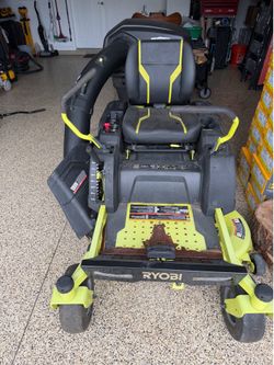 Ryobi lawn cutting machine