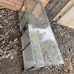 FREE TV Stand - Glass & Metal