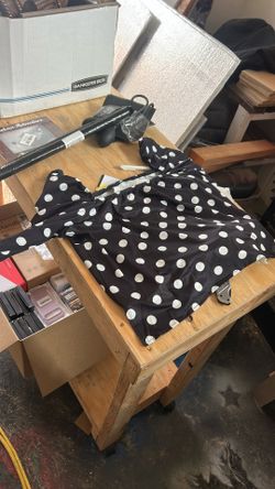 Long Sleeve Polkadotted Shirt