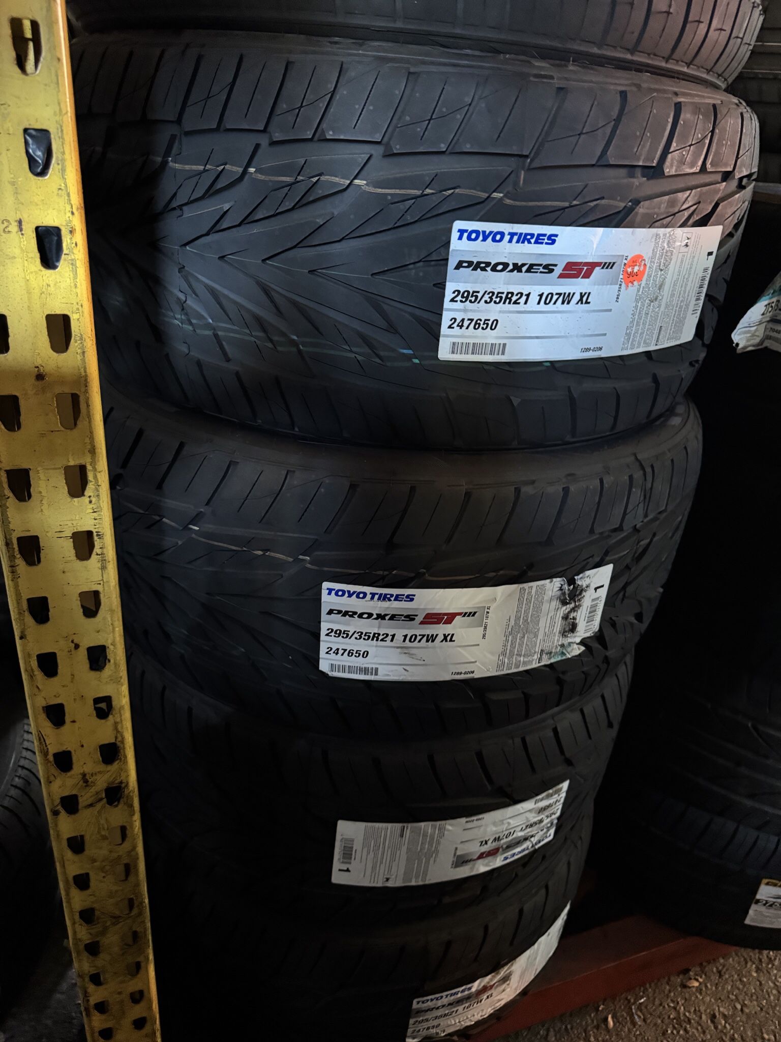 New Toyo 295/35R21 Tires