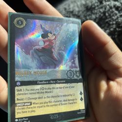 D23 Expo 2024 Disney Sorcerer Mickey Mouse Lorcana Trading Card Game Promo