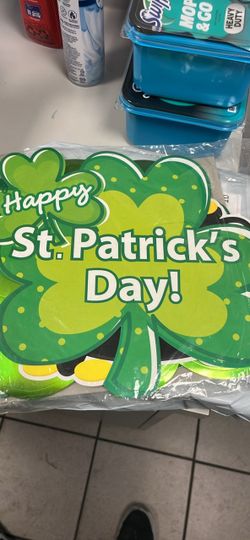 Happy St. Patrick's Day Shamrock Cutout Decorations