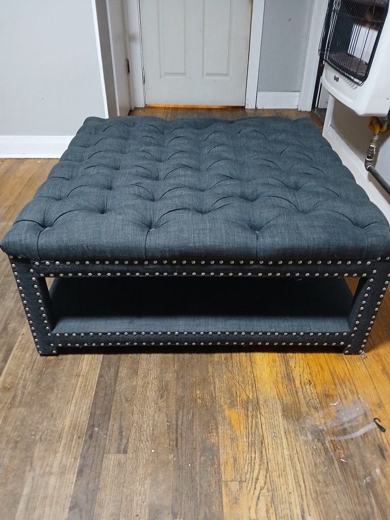 Gray Ottoman