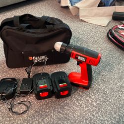 Black & Decker Drill Set 