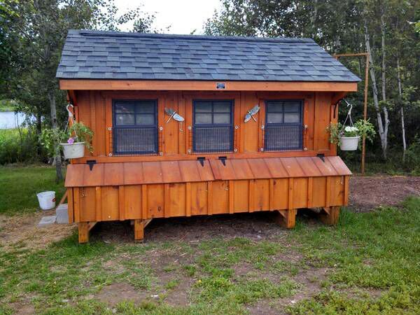 10' x 10' Custom Built Amish Chicken Coop