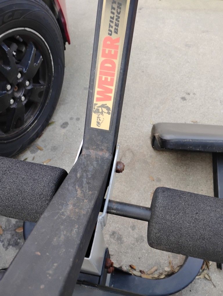 Weider Weight Bench. Legs/Biceps