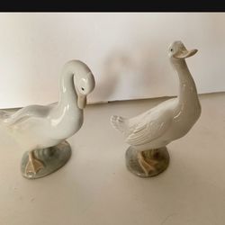 Nao By Lladro Set of Geese Figurines