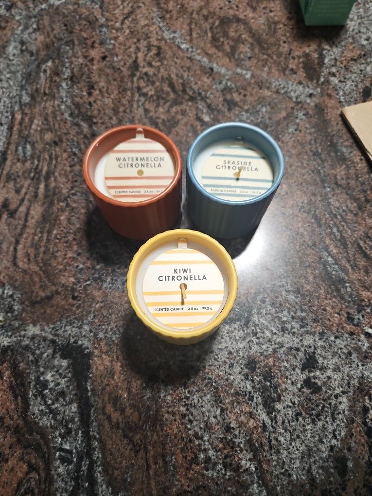 Scented Candles 3 Pack 3.5 oz