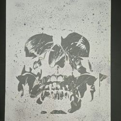 Art  Skull 11 1/2" x 14" 