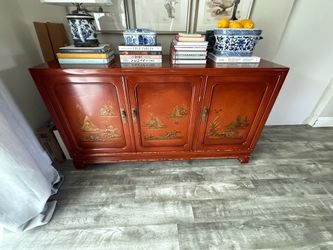 Vintage Asian Sideboard / Buffet – Solid Wood
