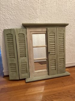 Shabby Chic Window Mirror