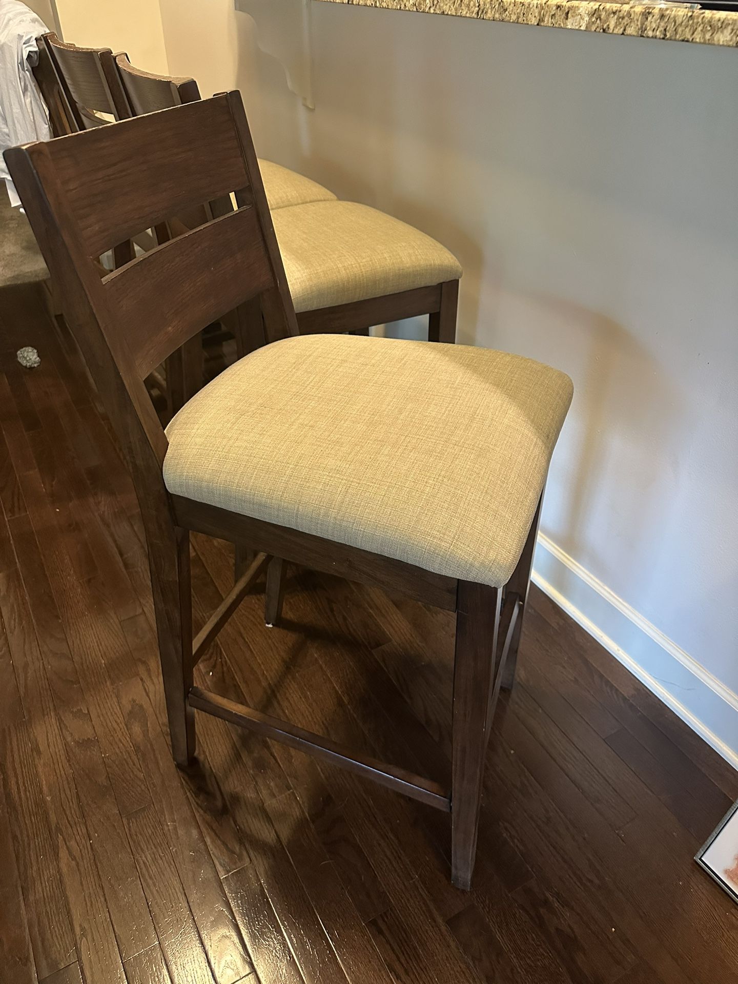 Set Of 3 Bar Height Chairs