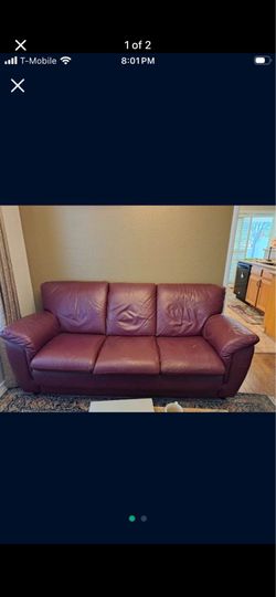 Two leather couches