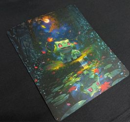 Custom Pokemon Anime Bulbasaur Mouse Pad