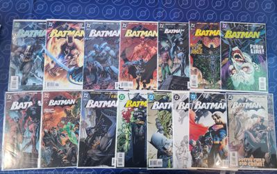 Batman 608-619 HUSH all 1st print $100