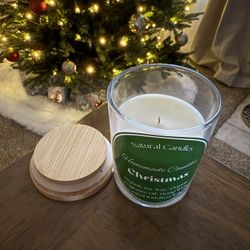 Organic Natural Christmas Candle Scent
