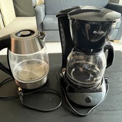 Coffeemaker + Electric Kettle 
