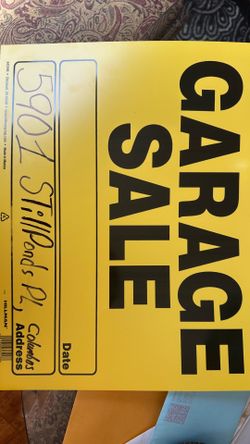 Garage sales