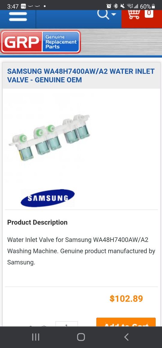 Washer Samsung