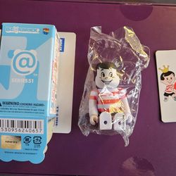 Medicom Be@rbrick Series 51 Chase Mattel Mascot Matty Bearbrick Figure 100%