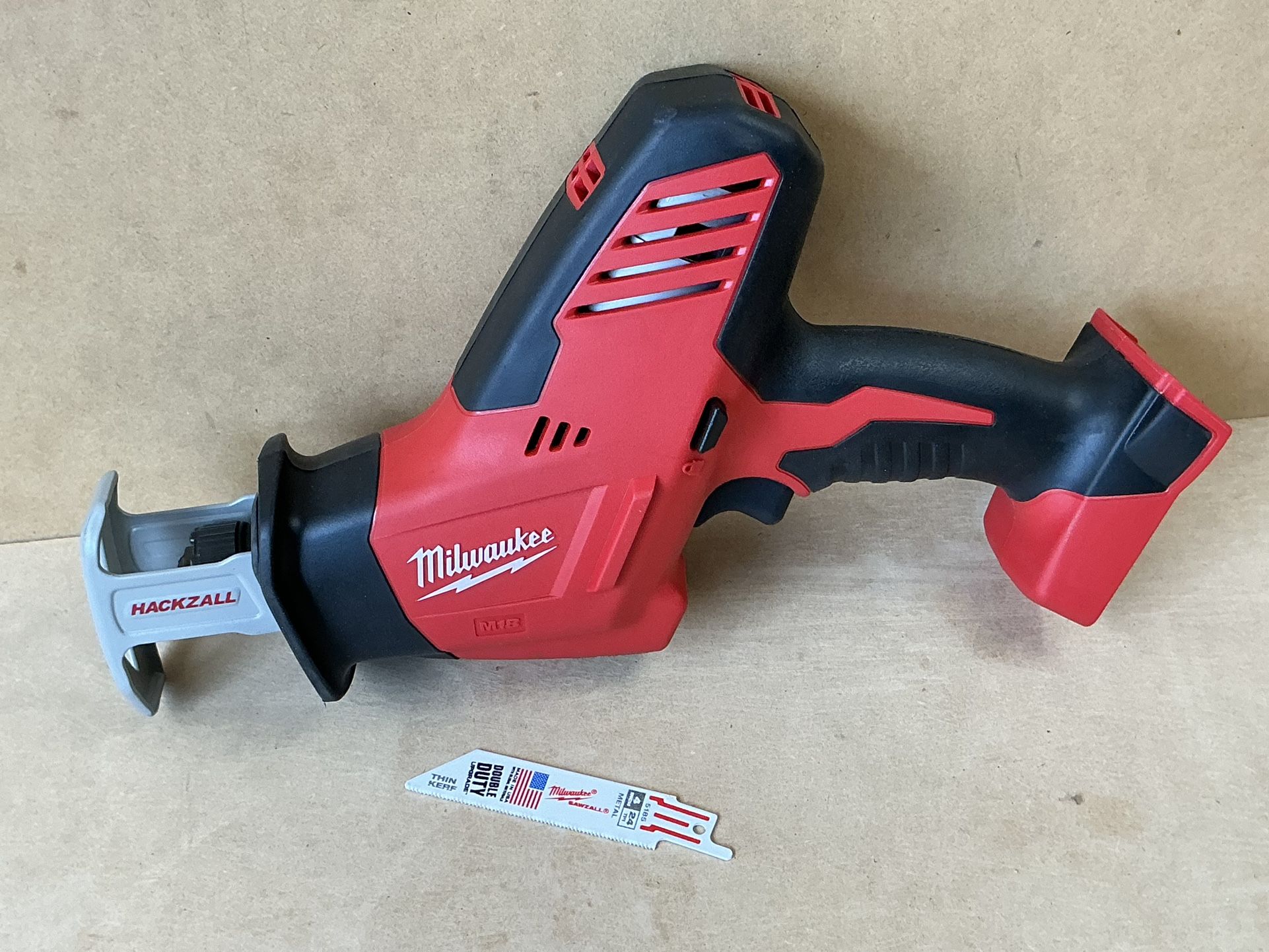 Milwaukee 2625-20 M18 18V Lithium-Ion Cordless HACKZALL Reciprocating Saw (Tool-Only)