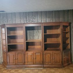 5 Piece Bookcase with corner units 