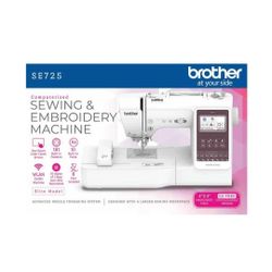 BROTHER Sewing and Embroidery Machine with Wireless LAN Connectivity (Model: SE725)