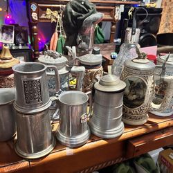 Assortment Of Beer Stines