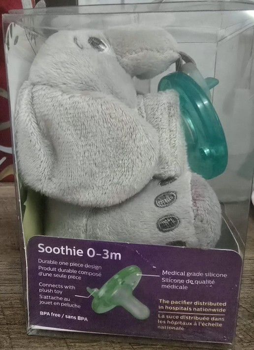 chupete Philips Avent Soothie Snuggle con Peluche de elefante