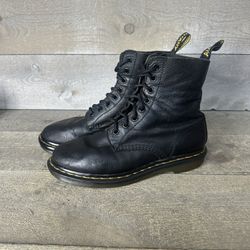 Dr Martens Pascal Boots Black Women’s Size US Ladies 6 Air Wair  UK 4 EU 37 
