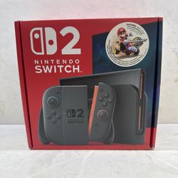 Nintendo Switch 2 With Mario Kart Bundle