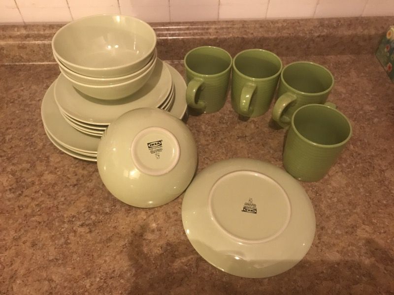 IKEA set dishes and cups