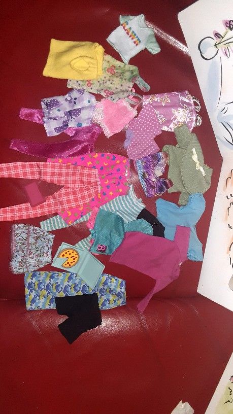 Huge Lot Of Barbie Clothes